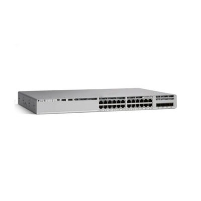 24 منفذ PoE 4x1G Uplink يُحوّل C9200L-24P-4G-E سلسلة 9200 مع LACP وحالة المخزون