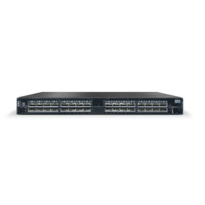 MSN3700-CS2F 100GbE 1U Open إيثرنت يُحوّل 32 QSFP28 منافذ 2 PS AC x86 CPU عمق معياري تدفق الهواء P2C