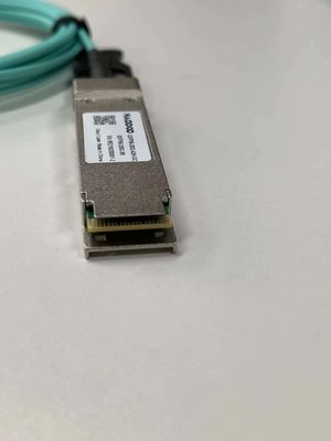 كابل بصري نشط متوافق مع Mellanox QDD-400G-A10 لنقل البيانات السريع