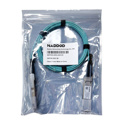 QSFP56 5m كابل الألياف النشطة لميلانوكس MFS1S00-H003E MFS1S00-H050E