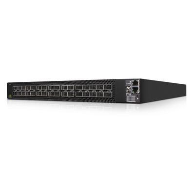 32 منفذًا مفتوحًا لتبديل إيثرنت Mellanox MSN3700-VS2F Spectrum-2 على أساس 200GBE مع المنافذ