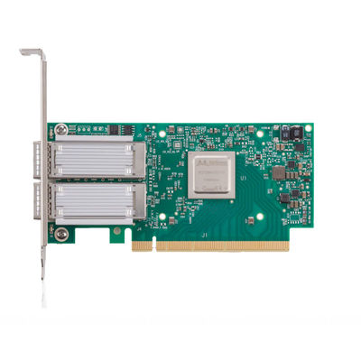 بطاقة واجهة الشبكة 25GbE مزدوجة الموانئ SFP28 PCIe3.0 X8 MCX4121A-ACAT