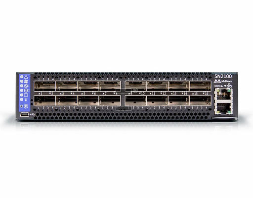 SN2100 100 GbE يُحوّل 16x 100 GbE شبكات QSFP28 السريعة للمؤسسات الكبيرة