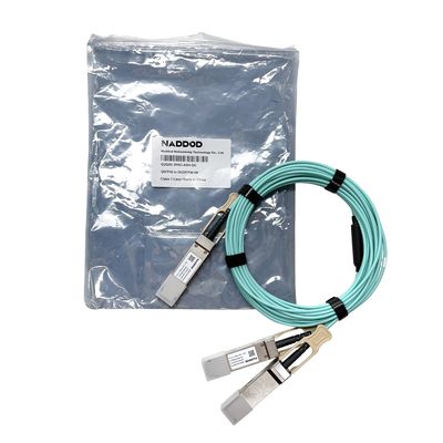15m 200Gb / S 400Gb / S QSFP-DD IB HDR كابل بصري نشط كابل AOC لـ Mellanox