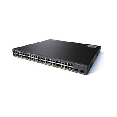مخزون 2960X 48 منفذ جيجابيت 10G SFP POE طبقة 2 محول الشبكة WS-C2960X-48FPD-L