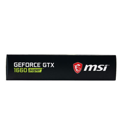 شريحة رقائق AMD MSI 1660 بطاقة GPU فائقة 6GB بطاقات رسومات فيديو 192 بت