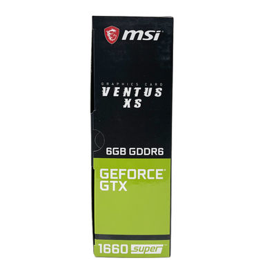 شريحة رقائق AMD MSI 1660 بطاقة GPU فائقة 6GB بطاقات رسومات فيديو 192 بت