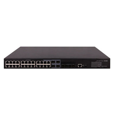 H3C S5130S-28C-PWR-HI إيثرنت يُحوّل 24-Port جيجابت POE Power يُحوّل مفتاح إمدادات الطاقة
