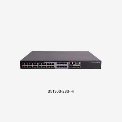 S5130S-28S-HI إيثرنت يُحوّل مع MTBF سنة 174.61 وقدرة إعادة التوجيه 96Mpps