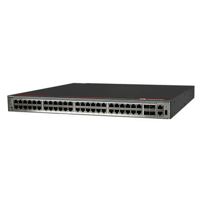 1U MPLS VXLAN يُحوّل S5731-H48T4XC مع هيكل أسود و GE / 10GE Uplink Port WLAN AC