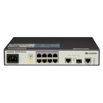 S2700-9TP-SI-AC 8 منفذ إيثرنت 10/100 جهاز تحويل الشبكة بقدرة التبديل 32 جيجابت / ثانية